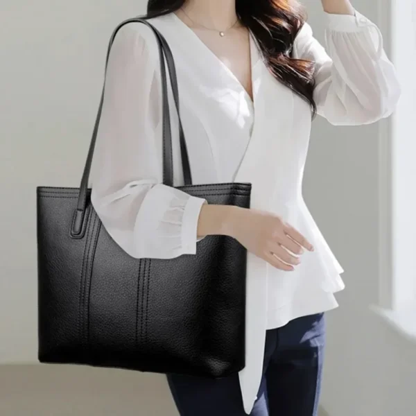 Genuine Brand 3 Layers Women Bags Designer HIgh Quality Soft Leather Large Women 2024 Shoulder Bag Messenger Handbag 2024 - Image 2