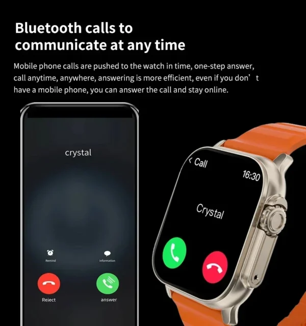 New T900 Ultra 2 Smart Watch 49mm 2025 New NFC Men Women GPS Track Bluetooth Call BT Music Games Wireless Charging Smartwatch - Image 5