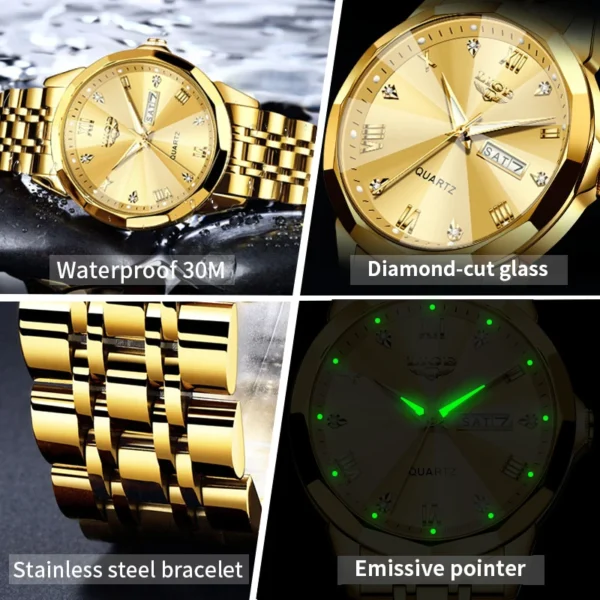 LIGE Fashion Quartz Wristwatches Casual Sport Military Watch For Women Top Brand Luxury Waterproof Watch Ladies Relogio Feminino - Image 4