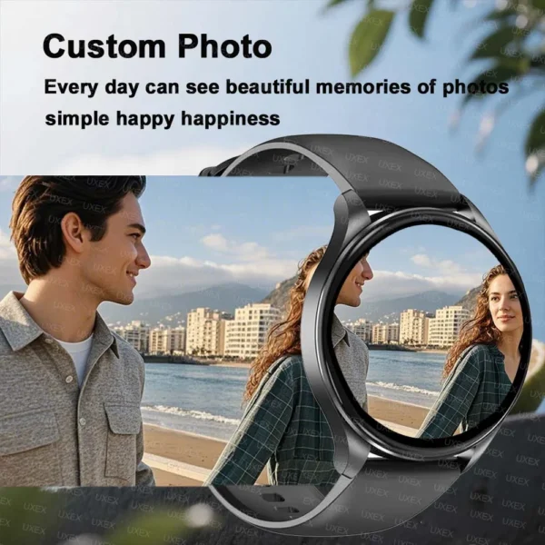 2025 Smart Watch App Control Men Women Classic Health Tracking Fitness Holiday Gift Sport Custom Photo Bluetooth Call Smartwatch - Image 3