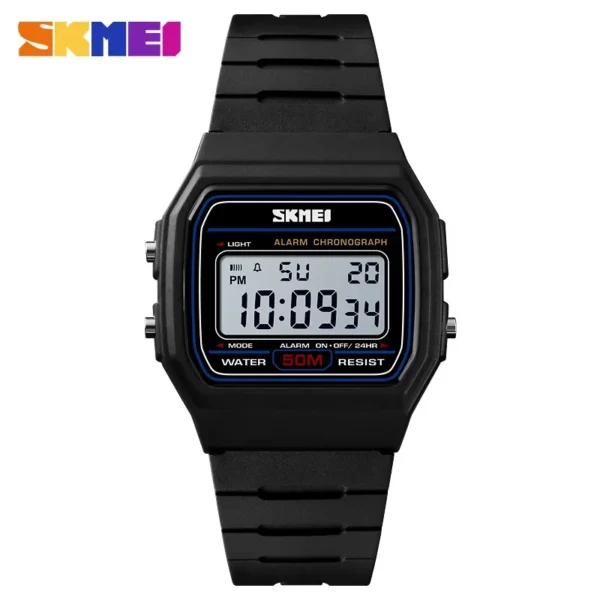 SKMEI 1412 Women Digital Watch Couple Countdown Waterproof Sports Date Week Female Wristwatches Girl Clock 1328 Relogio Feminino - Image 2