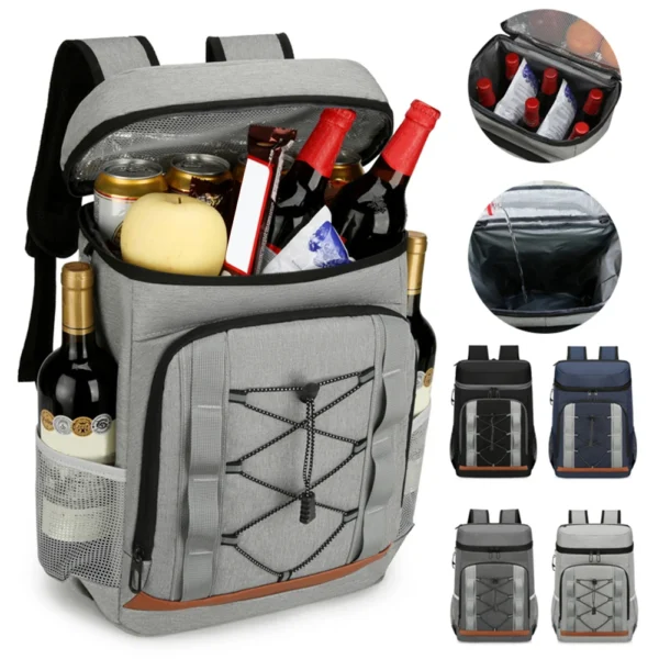 Cooler Backpack Waterproof Lunch Backpack Leakproof Camping Cooler Lightweight for Men Women for Piic Camping Hiking Shopping