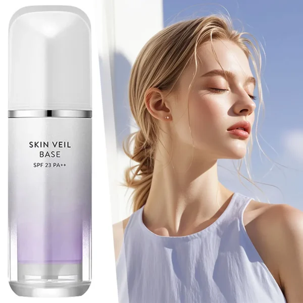 3 in 1 Face Primer for Even Skin Tones Moisturizing Sunscreen SPF23 Face Primer Invisibles Pore Isolation Cream for Daily Use - Image 6
