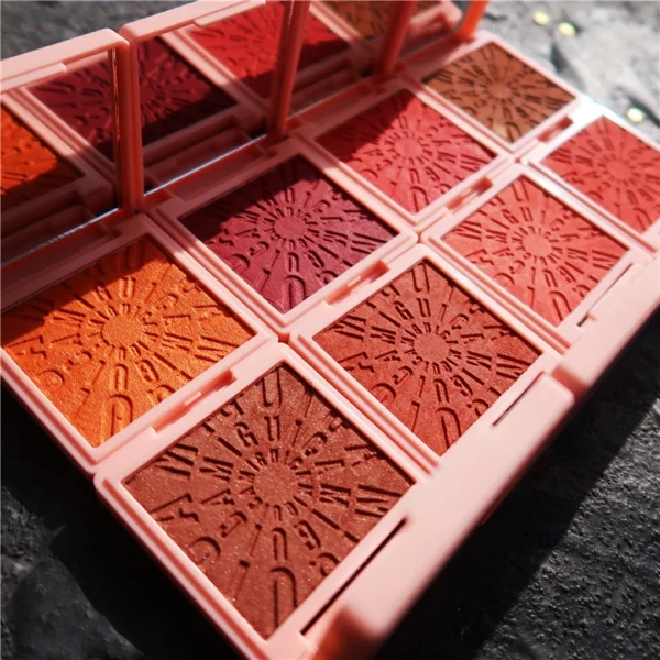 Makeup Blush Palette Face Contour Cheek Blusher Shimmer Glitter Highlighter Bronzer Palette paleta de blush Powder Highlight - Image 2