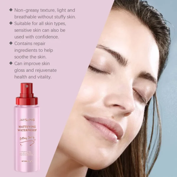 Makeup Fixer Spray Waterproof Moisturizing Face Make up Lasting Oil Control Natural Matte Refreshing Makeup Setting Spray - Image 3