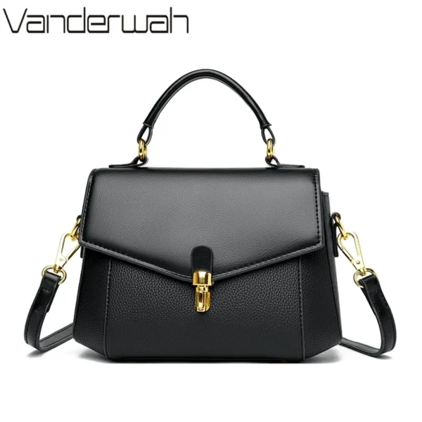 Luxury Women Handbags and Purses Casual Style Designer Crossbody Bags High Quality Leather Shoulder Messenger Bag 2024 Small Sac - Image 2