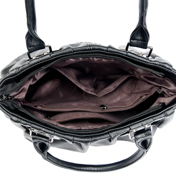 Genuine Casual Tote Bag Luxury Handbags For Women Designer Purses and Handbag High Quality Soft Leather Commuting Hand Bags - Image 6