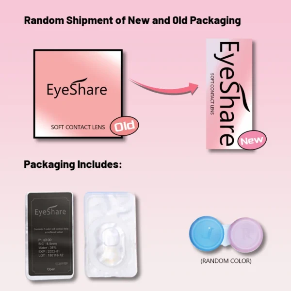 EYESHARE 1 Pair Natural Colored Contact Lenses for Eyes Chocolate Lenses Fashion Gray Contact Lens Yearly Color Eye Contacts - Image 6