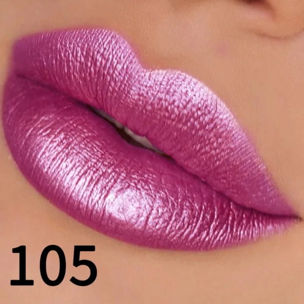 19 colors glitter lipstick hydrating red pink sparkling shine lip color highly pigmented lip tints metallic finish lip makeup - Image 6