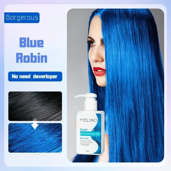 150ml Permanent Hair Shampoo Organic Natural Fast Hairs Dye for Men Women Hair Dye Herbal Brown Purple Hair Dye Shampoo