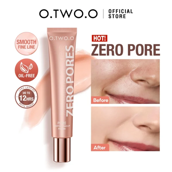 O.TWO.O 2pcs Face Makeup Set Primer Air Cushion BB Cream Invisible Oil-control Pore Soft Focus Long-lasting Brightskin Cosmetics - Image 2