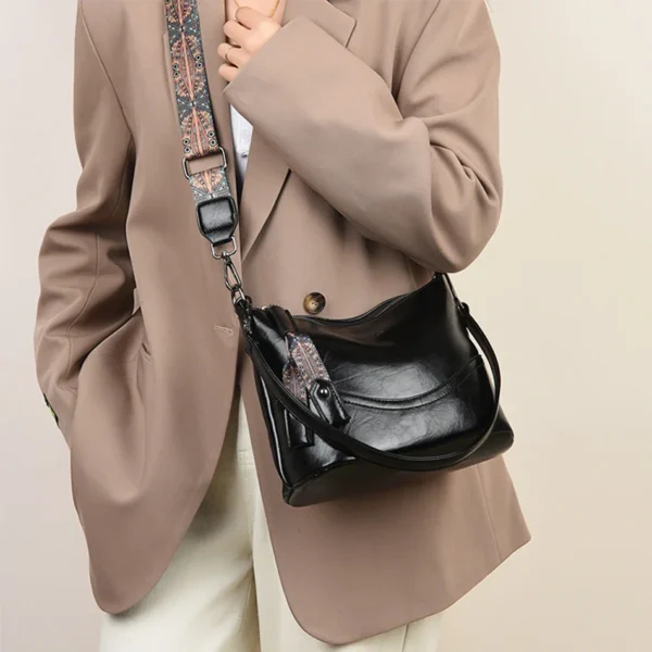 Luxury Designer Shoulder Crossbody Bags High-quality Leather Women Bags 2025 Fashion Ladies Handbags Crossbody Messenger Bag Sac - Image 2