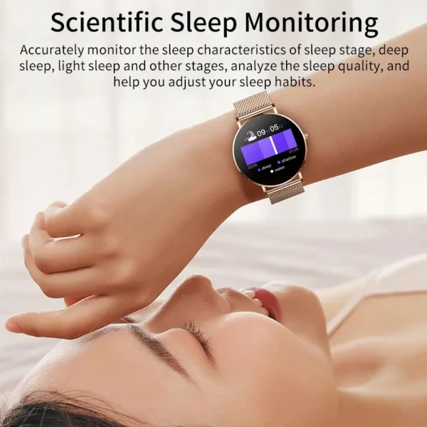 LIGE 2024 AMOLED Smart Watch Women Call Remind Ladies Physiologic Function Clock Sport Bracelet Waterproof Smartwatch For Men - Image 4