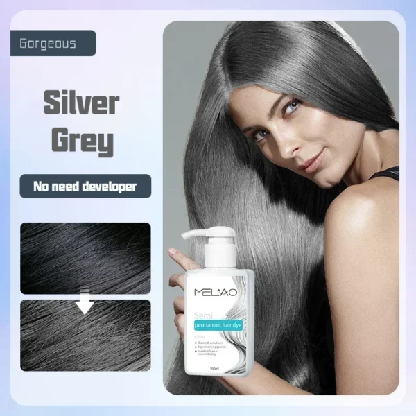 150ml Permanent Hair Shampoo Organic Natural Fast Hairs Dye for Men Women Hair Dye Herbal Brown Purple Hair Dye Shampoo - Image 6