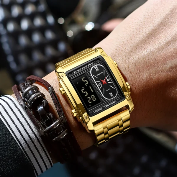 BINBOND Brand Mens Business Sports Quartz Watch Classic Waterproof Luminous Calendar Creative Clock Male Personalized Wristwatch - Image 2