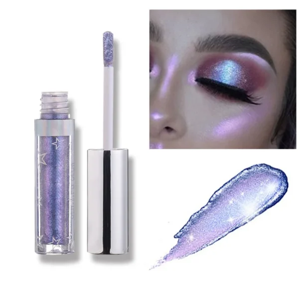 Liquid Glitter Eyeshadow Eye Liner Pen Metallic Diamond Shiny Eyeshadow Shimmer Pigmented Long lasting Cosmetic Makeup - Image 5
