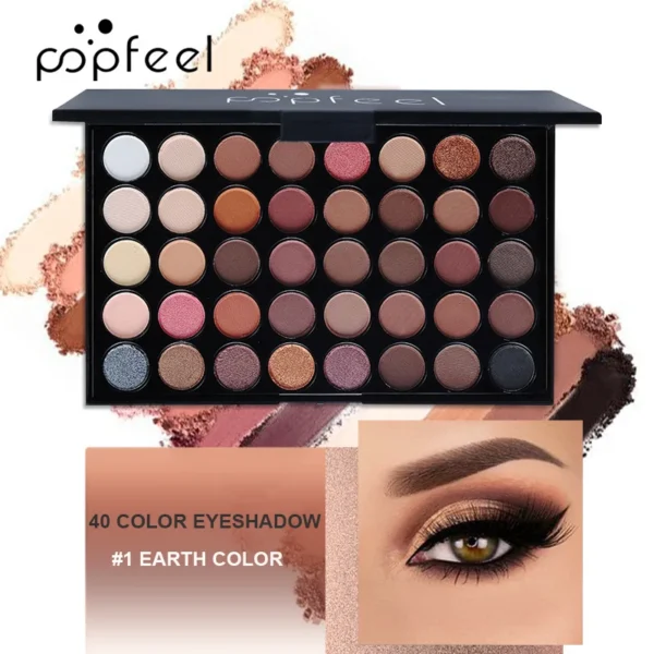 Makeup Kit Women Cosmetics Set Eyeshadow Lipstick Lip Gloss Eyebrow Pencil Eyeliner Concealer Foundation Mascara Makeup Brushes - Image 5