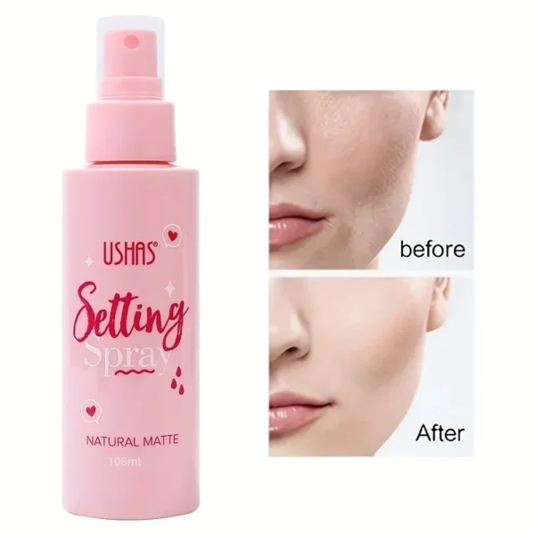 USHAS108ML Setting Spray Waterproof Sweatproof Long-Lasting Moisturizing Oil-Control & Hydrating Makeup Fixer - Image 3