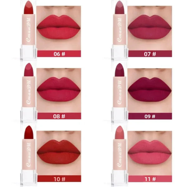 15Color Velvet Matte Lipstick Long Lasting Waterproof Non-Stick Sexy Women's Lip Makeup Lip Gross Tint for Perfect Lips - Image 3