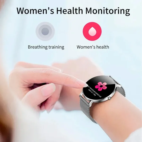 LIGE 2024 AMOLED Smart Watch Women Call Remind Ladies Physiologic Function Clock Sport Bracelet Waterproof Smartwatch For Men - Image 5
