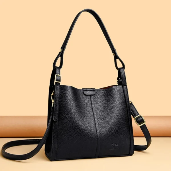 Hand Top-Handle Bags for Women 2025 High Quality Pu Leather Purse Ladies Shoulder Crossbody Bag Medium Casual Tote KAIDIFEINIROO - Image 2