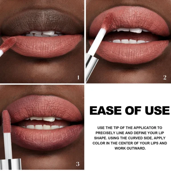 6 Pcs Lipstick Set Make-up for Women Non Stick Cup Waterproof Long lasting Lip Gloss Makeup Matte Lipstick Travel Capsule Style - Image 4