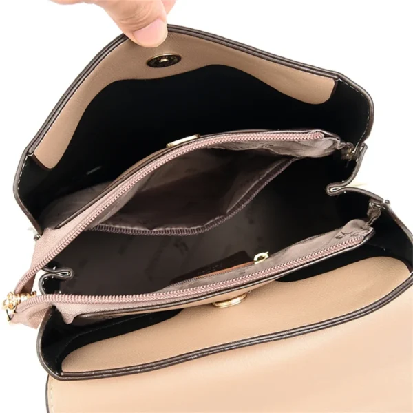 2024 High Quality Fashion Printing Contrast Color Texture Outdoor Backpack Women Multifunctional Ladies Large Capacity Backpack - Image 6