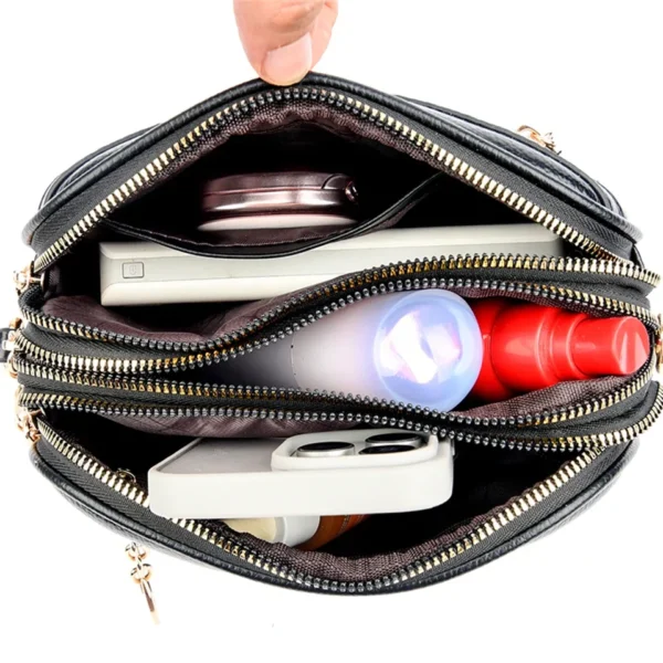 Women High Quality Leather Purse Shoulder Bags Luxury Designer Crossbody Bag Women Commuting Handbags Fashion Female Messenger - Image 6