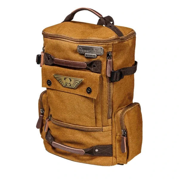 Starforged Death Korps of Krieg Backpack Warhammer 40K Game Genuine Peripheral Brown Large Capacity Backpack Computer Handbag - Image 5