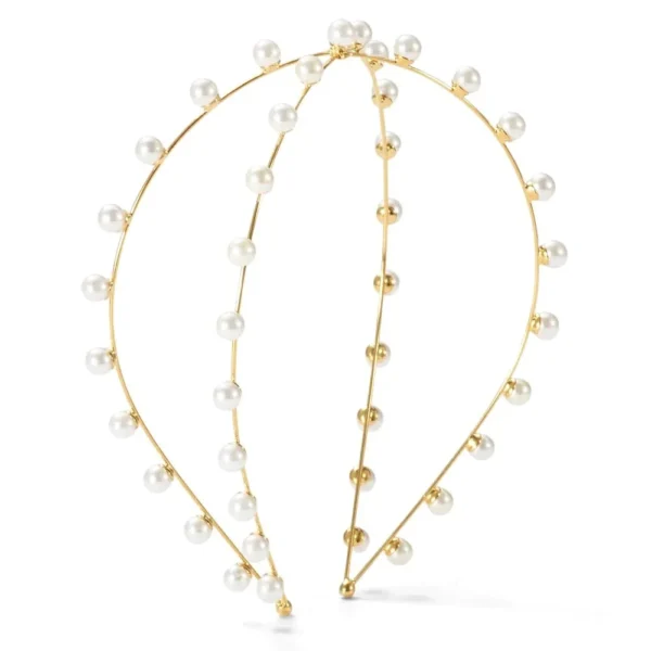 Pearl Headband For Women Girl Elegant Wedding Hair Accessories Bridal Hairband Tiaras Crowns Birthday Party Prom Bride Headpiece - Image 6