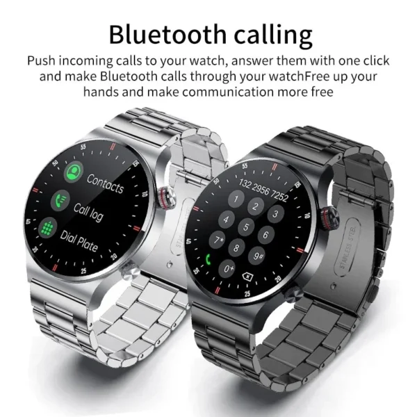 ECG+PPG Bluetooth Call Smart Watch 2025 Men AMOLED Full Touch Sports NFC Watches Men Smartwatch Waterproof For Android Ios - Image 3