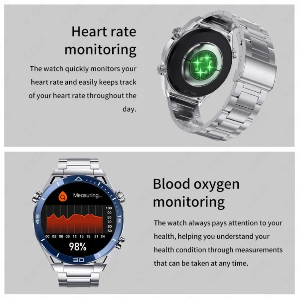 DT UltraMate Smart Watch Men 1.5 inch 454*454 Screen Voice Bluetooth Call Watches NFC ECG+PPG Compass IP68 Waterproof smartwatch - Image 5