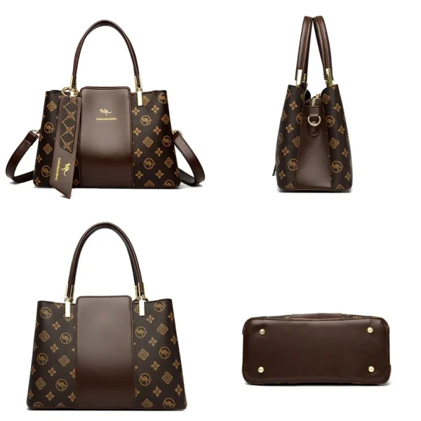 Luxury Handbag Fashion Print Large Capacity Soft Leather Women Shoulder Crossbody Bag Leisure Designer Ladies Purses and Handbag - Image 5