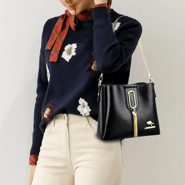 High Quality Leather Purses and Handbags Women Bags Luxury Designer Ladies Shoulder Sac Crossbody Bags for Women Tote Bag 2025 - Image 3