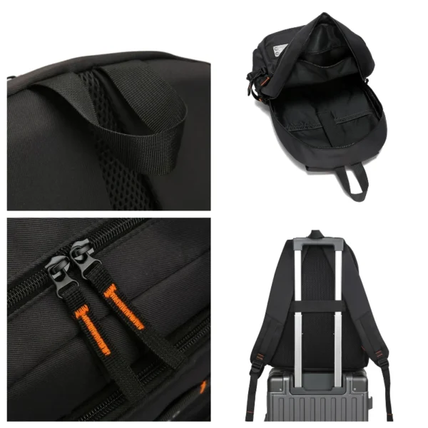 Casual Men's Travel Backpack Fashion Outdoor Hiking Climbing Backpack Multifunction Messenger Rig Pouch College Schoolbag - Image 5