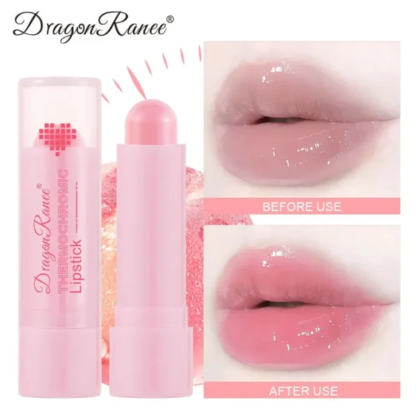 Dragon Ranee New Moisturizing Color Change Lipstick Lasting Hydration Repair Lip Anti Crack Lip Balm Hot Sales Cosmetics 3.5g