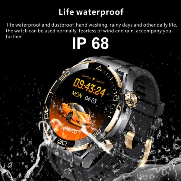 New Watch Ultimate Luxury Smart Watch Men's 480*480 HD Screen Outdoor Sports SmartWatch 4GB RAM GPS NFC Compass 2025 New Watch - Image 6