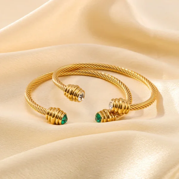 Classical Exquisite Gem Inlaid Bracelet Suits For Fashionable Jewelry For Women To Wear And Match During Summer Travel - Image 5