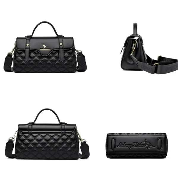 Luxury Designer Hand Bags for Women Small Casual Tote Women's Leather Bag Fashion Wide Shoulder Crossbody Bag Sac A Main 2024 - Image 5