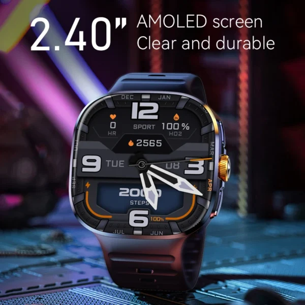 IMOSI Android Smart Watch Men GPS 3GB RAM/32G ROM Storage HD Dual Camera NFC 2G 4G SIM Card WIFI Wireless Fast Internet Access - Image 2