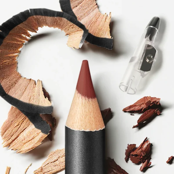 Waterproof Matte Lipliner Pencil Red Contour Tint Lipstick Long Lasting Non-stick Cup Moisturising Lips Makeup 12 Colors - Image 2