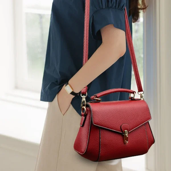 Small Bags High Quality Women 2024 Messenger Bags Designer Leather Female Multifunctional Shoulder Bag Vintage Leather Handbags - Image 2