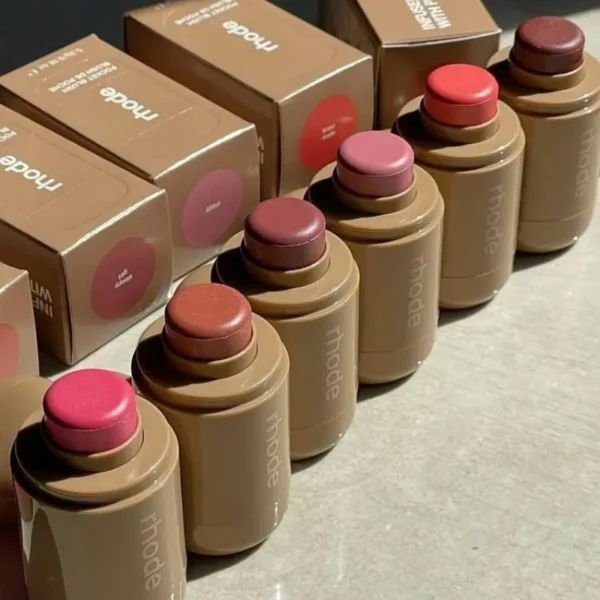 Rhode Makeup Lipstick Phone Case Moisturizer Lip Gloss Lines Lasting Nourishing Ins Salty Tan Raspberry Toast Espresso with Box - Image 2