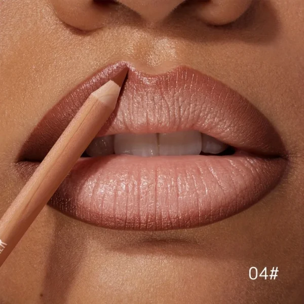 1pc Matte Lipstick & Liner Pen, Waterproof, Long-Lasting, Non-Stick, Berry Shades for All Skin Types, Makeup Pencils for Women - Image 2