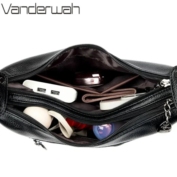 Casual Elegant Shoulder Bags For Women Luxury Designer Purse High Quality PU Leather Handbags New Ladies Messenger Commuting Sac - Image 6