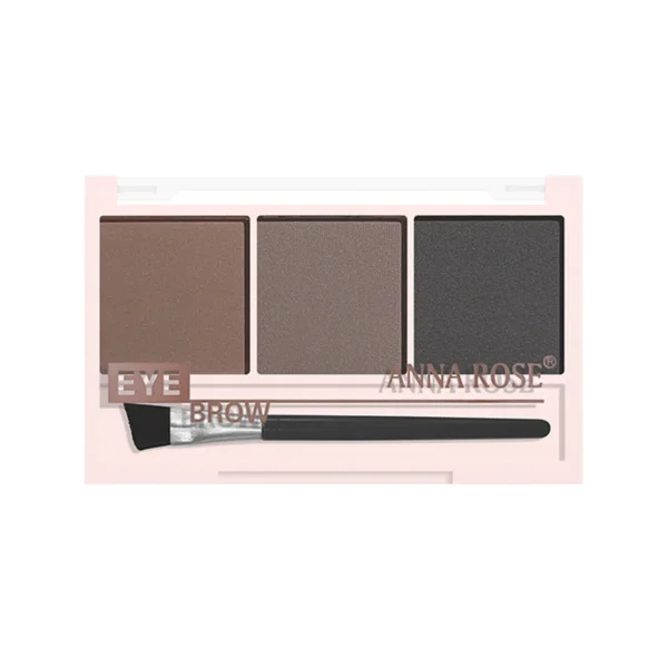 high quality 3-color brow powder palette, with brush, matte water and sweat resistant natural color brow powder long-lasting - Image 6