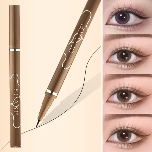 Ultra Thin Black Brown Lower Eyelash Eyeliner Pen Waterproof Lasting Smooth Lying Silkworm Eyes Liner Pencils Eye Makeup Tools - Image 2