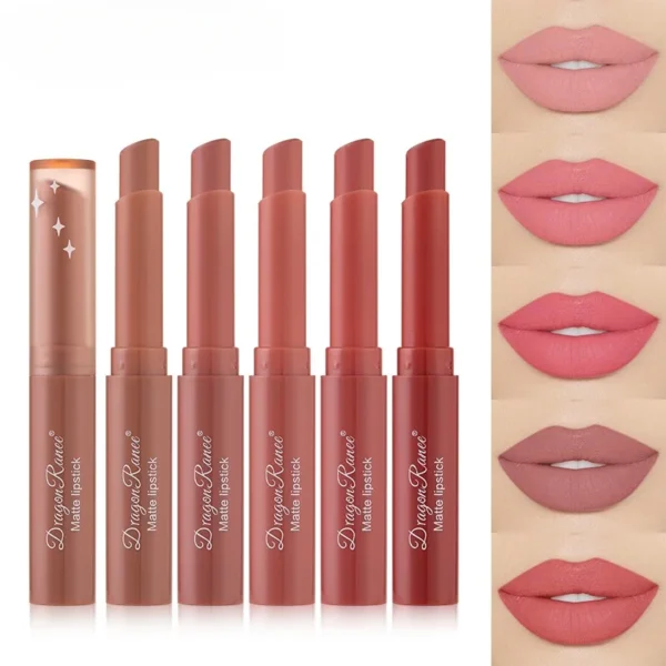 Nude Matte Lipstick Waterproof Long Lasting Lip Sticks Not Fading Sexy Red Velvet Lipsticks Women Make Up Cosmetics HOT SALE - Image 5