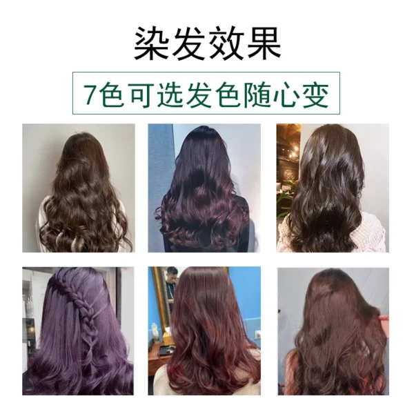 30g Multifunctional Hair Dye Shampoo Non-Irritating Plant Extract Natural Fast Hair Dye Shampoo for Female - Image 3
