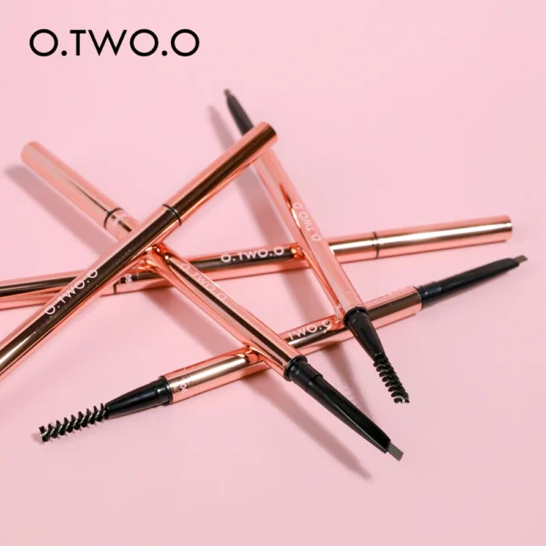 O.TWO.O Eyebrow Pencil Waterproof Natural Long Lasting Smooth Fill Fluff Blendable Shaping High Pigment Brow Pencil Eye Makeup - Image 6